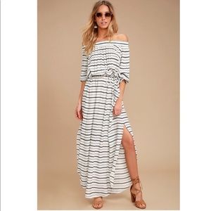 Faithful the Brand Rae Stripped Maxi Dress